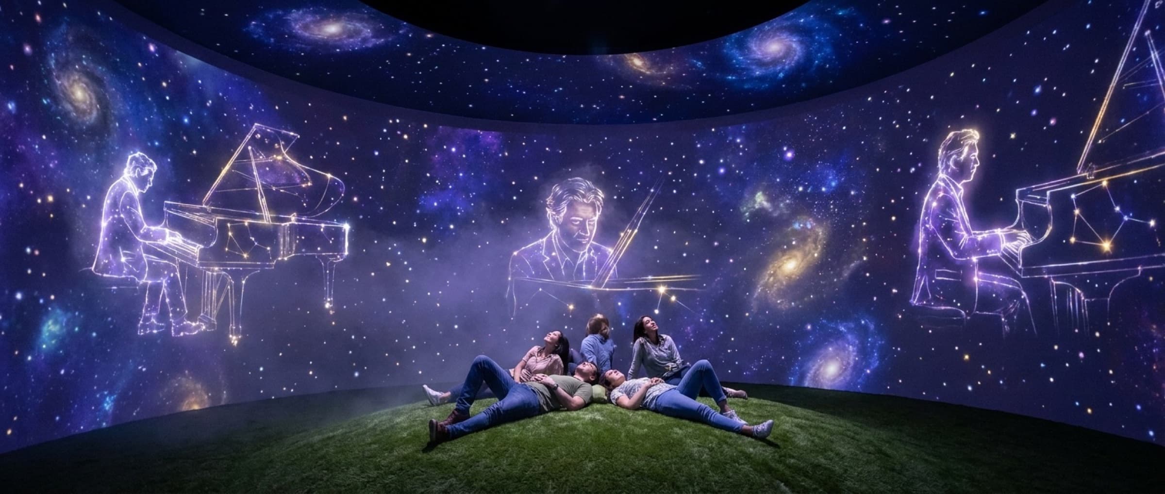 Lying under the stars at the finale, House of Doddz concept artwork